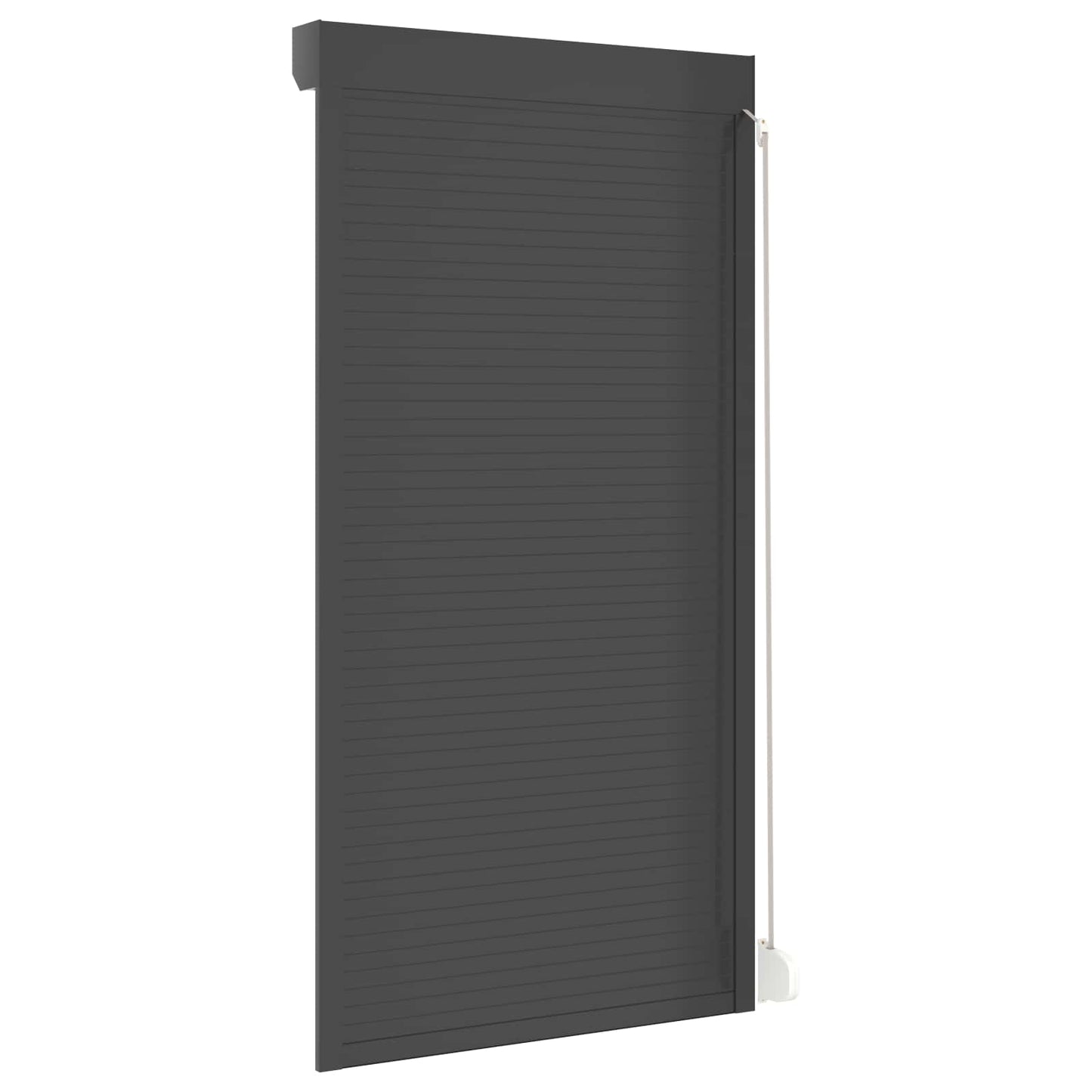 Rullegardin Antrasitt 110 x 220 cm Aluminium og Polyuretan