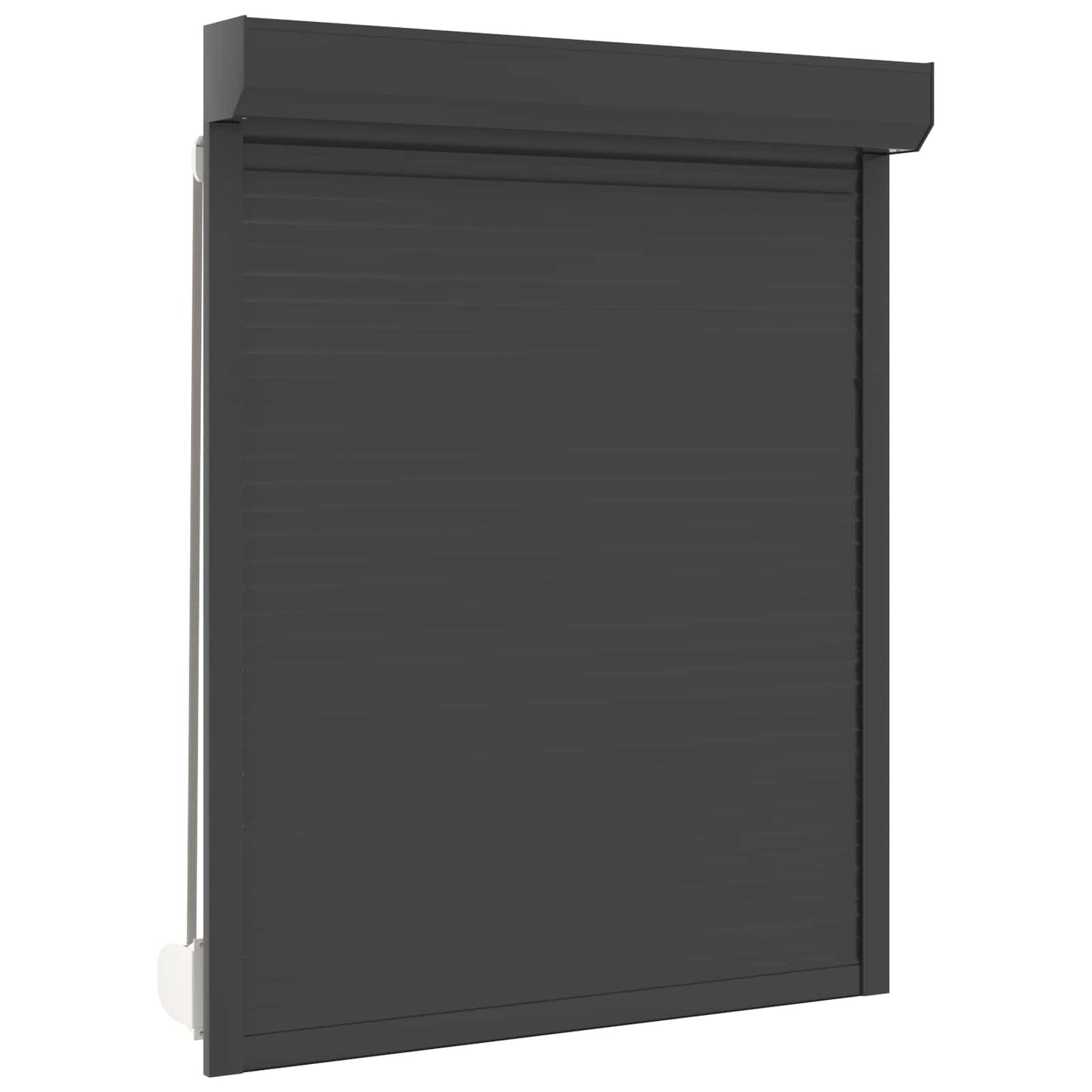 Rullegardin Antrasitt 120 x 150 cm Aluminium og Polyuretan