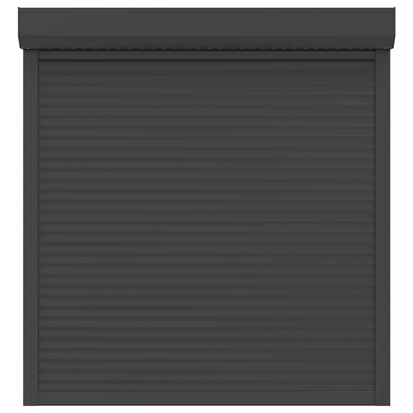 Rullegardin Antrasitt 130 x 140 cm Aluminium og Polyuretan