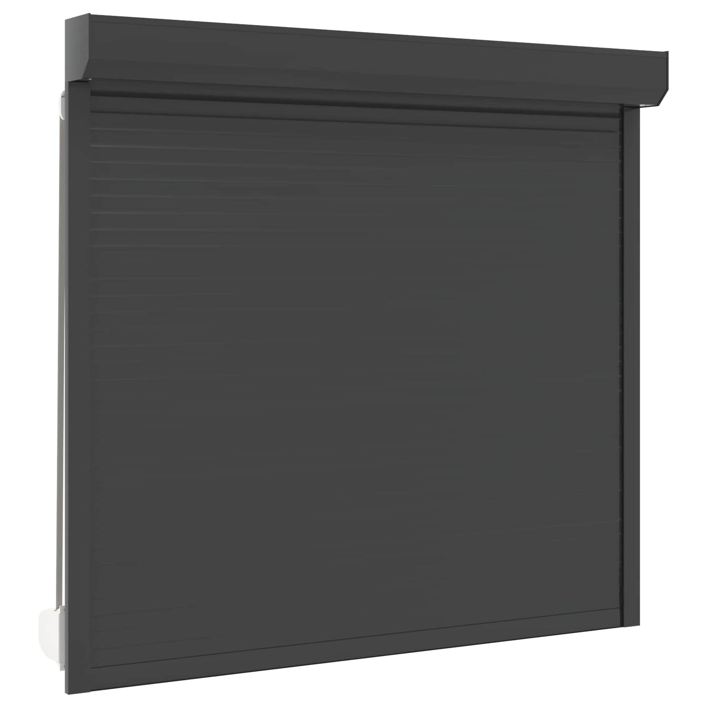 Rullegardin Antrasitt 160 x 150 cm Aluminium og Polyuretan