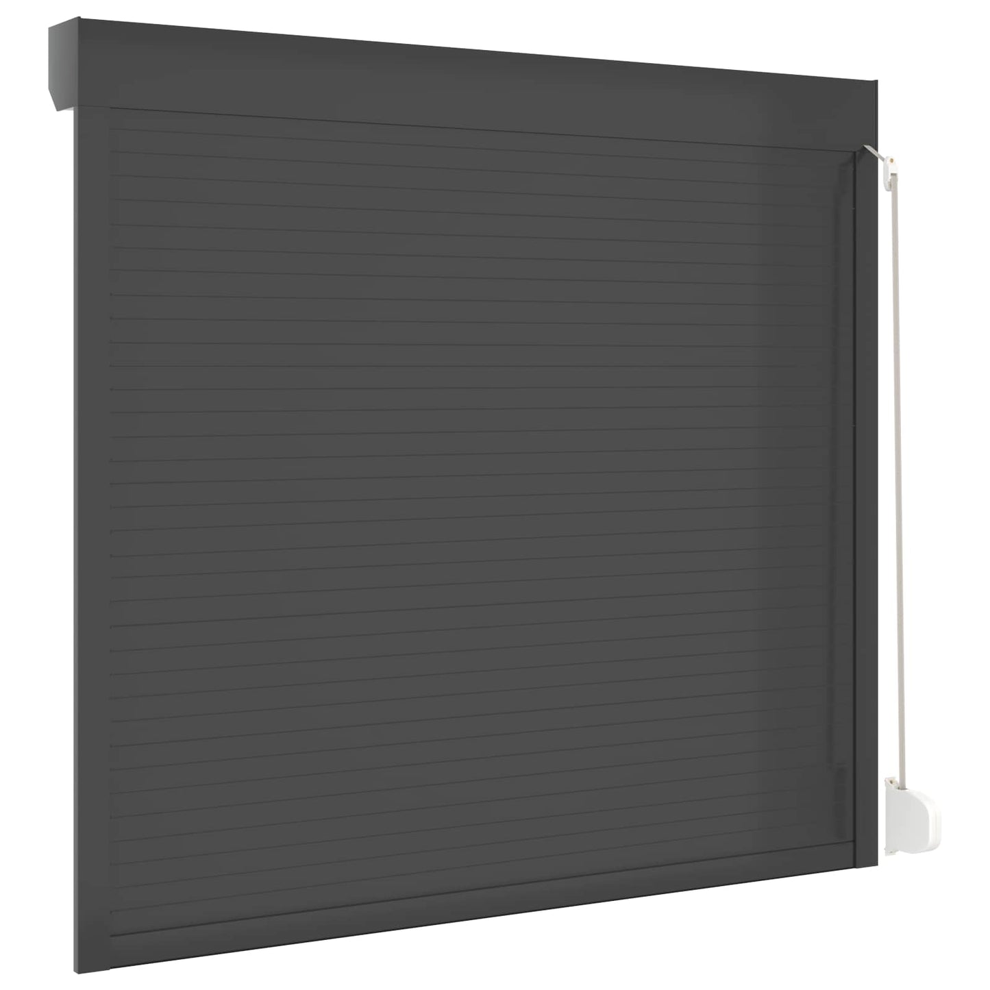 Rullegardin Antrasitt 160 x 150 cm Aluminium og Polyuretan