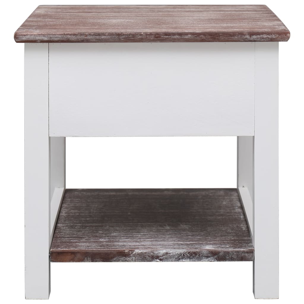 Sidebord brun 40x40x40 cm keisertre
