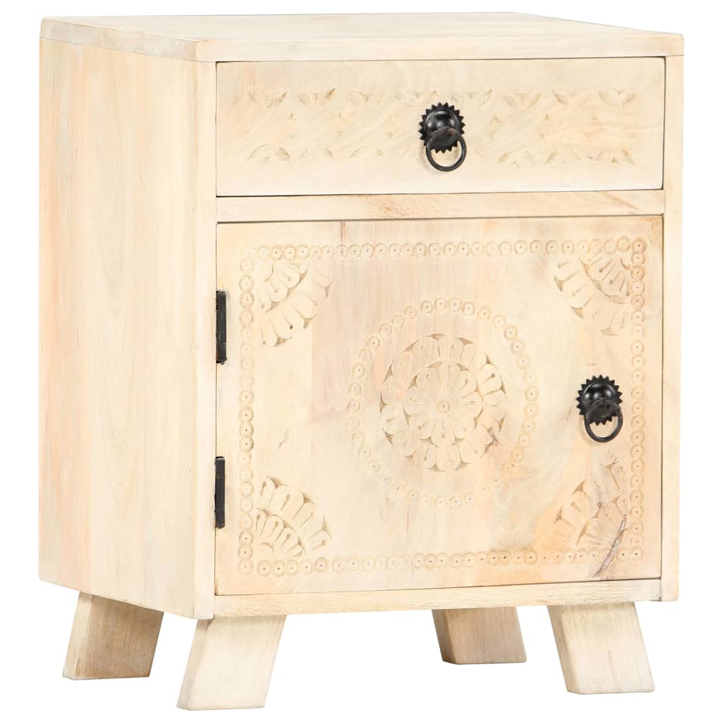 Nattbord 40x30x50 cm heltre mango