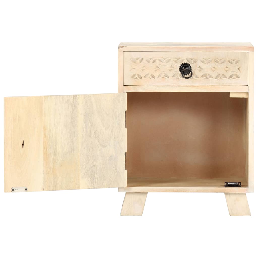 Nattbord 40x30x50 cm heltre mango