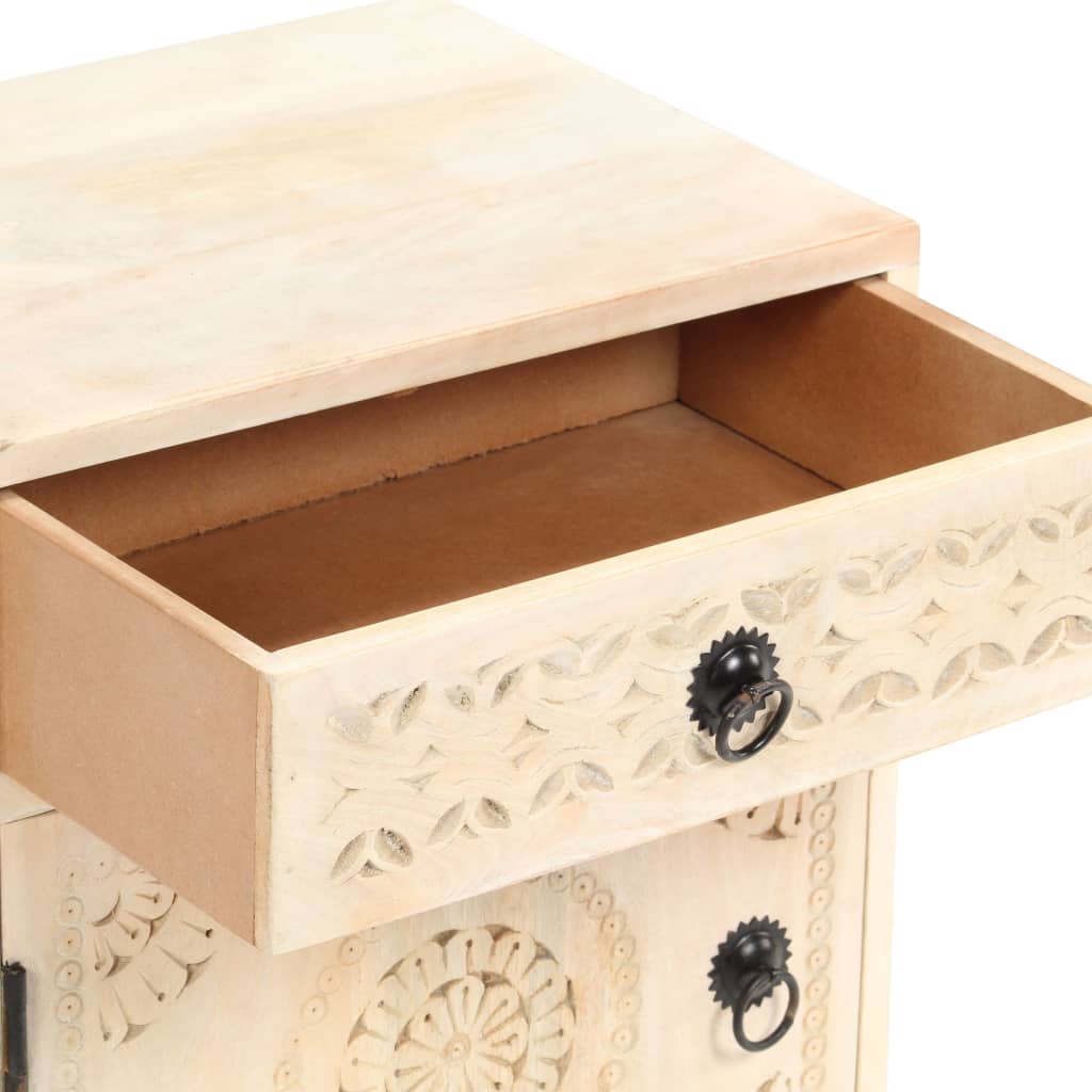 Nattbord 40x30x50 cm heltre mango