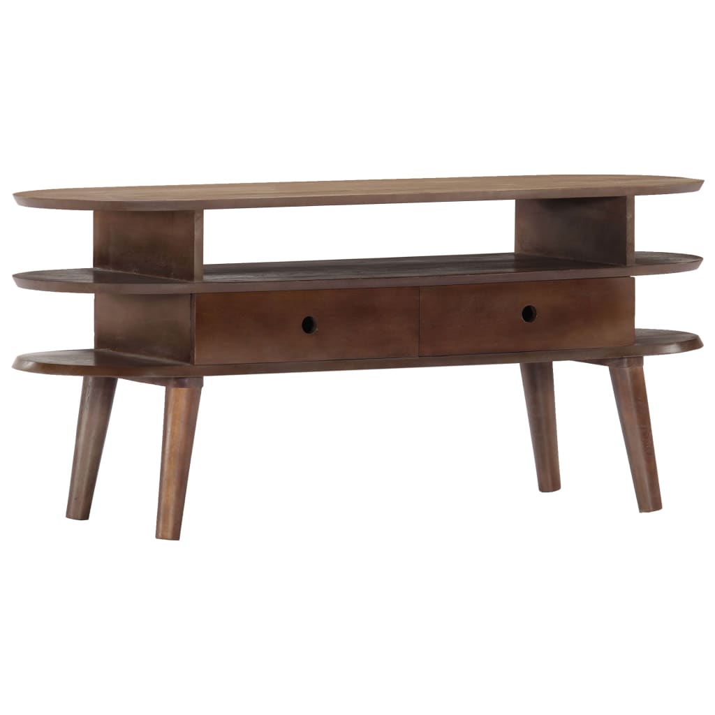 TV-benk 110x35x50 cm heltre akasie