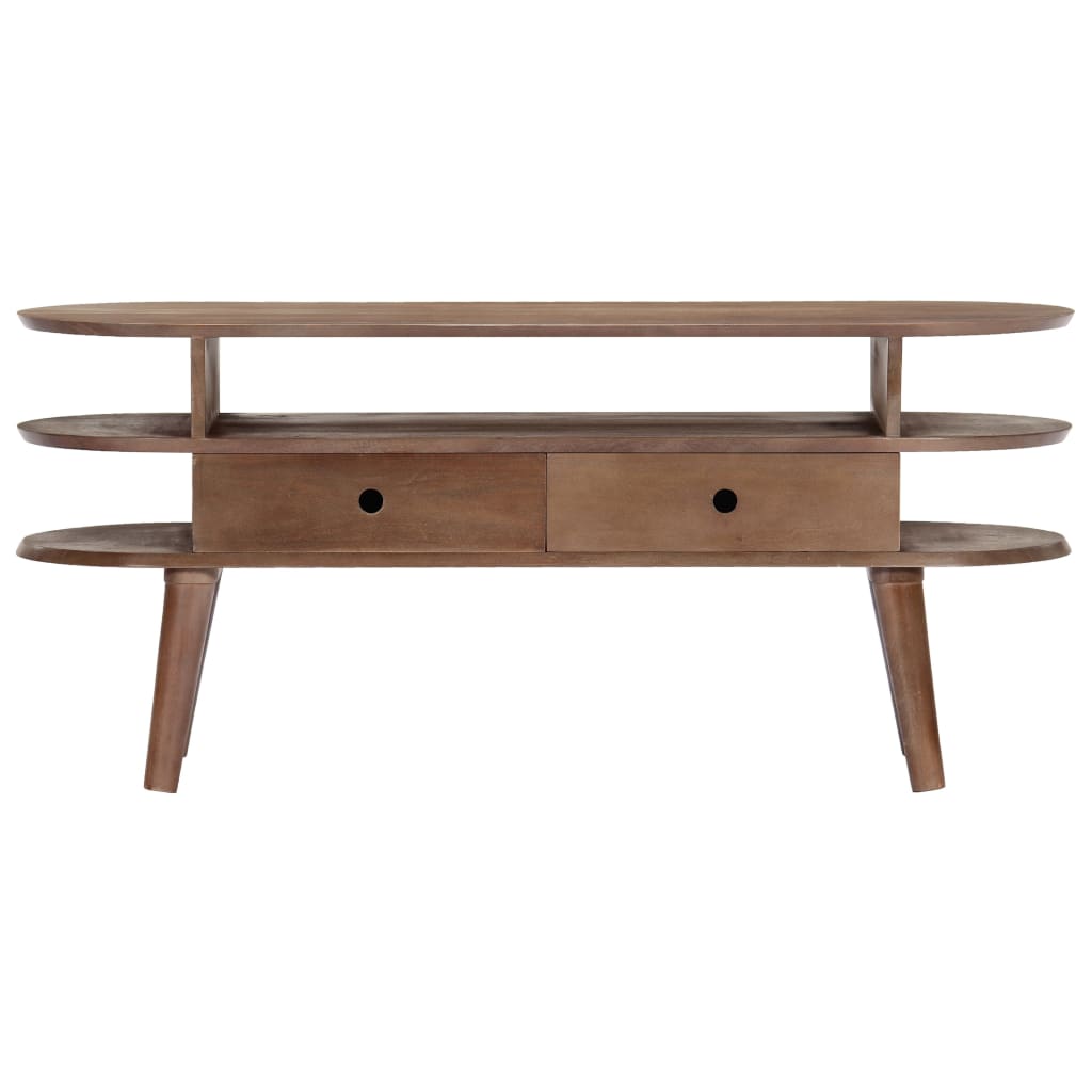 TV-benk 110x35x50 cm heltre akasie