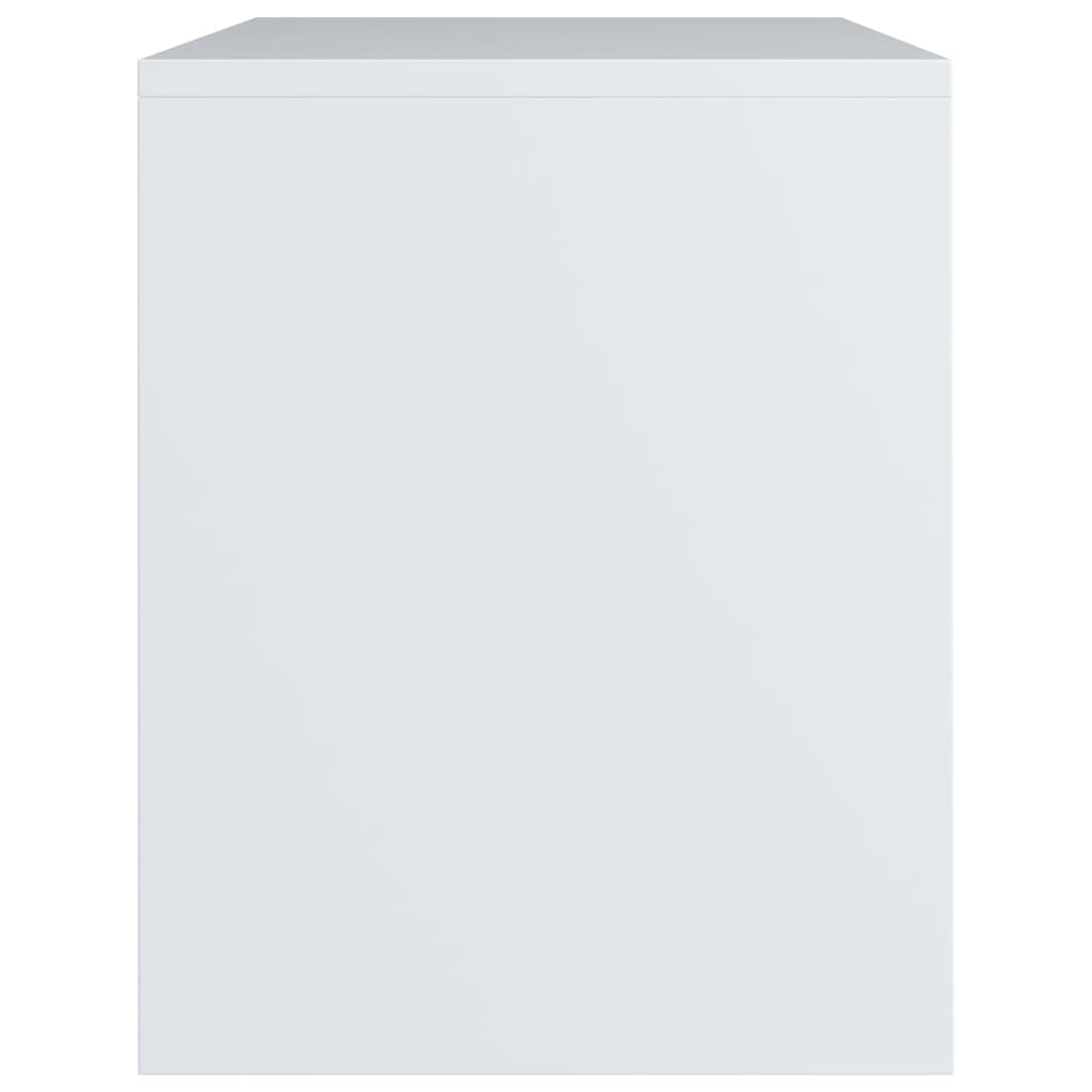 Nattbord 2 stk hvit 40x30x40 cm konstruert tre