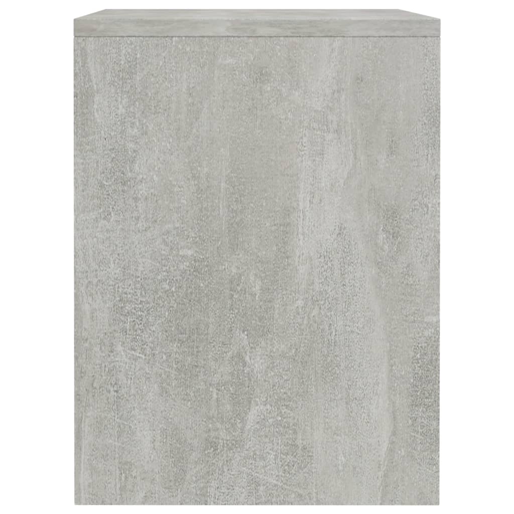 Nattbord betonggrå 40x30x40 cm konstruert tre