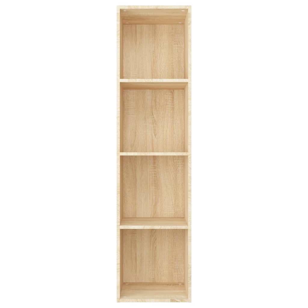 Bokhylle/TV-benk sonoma eik 36x30x143 cm sponplate