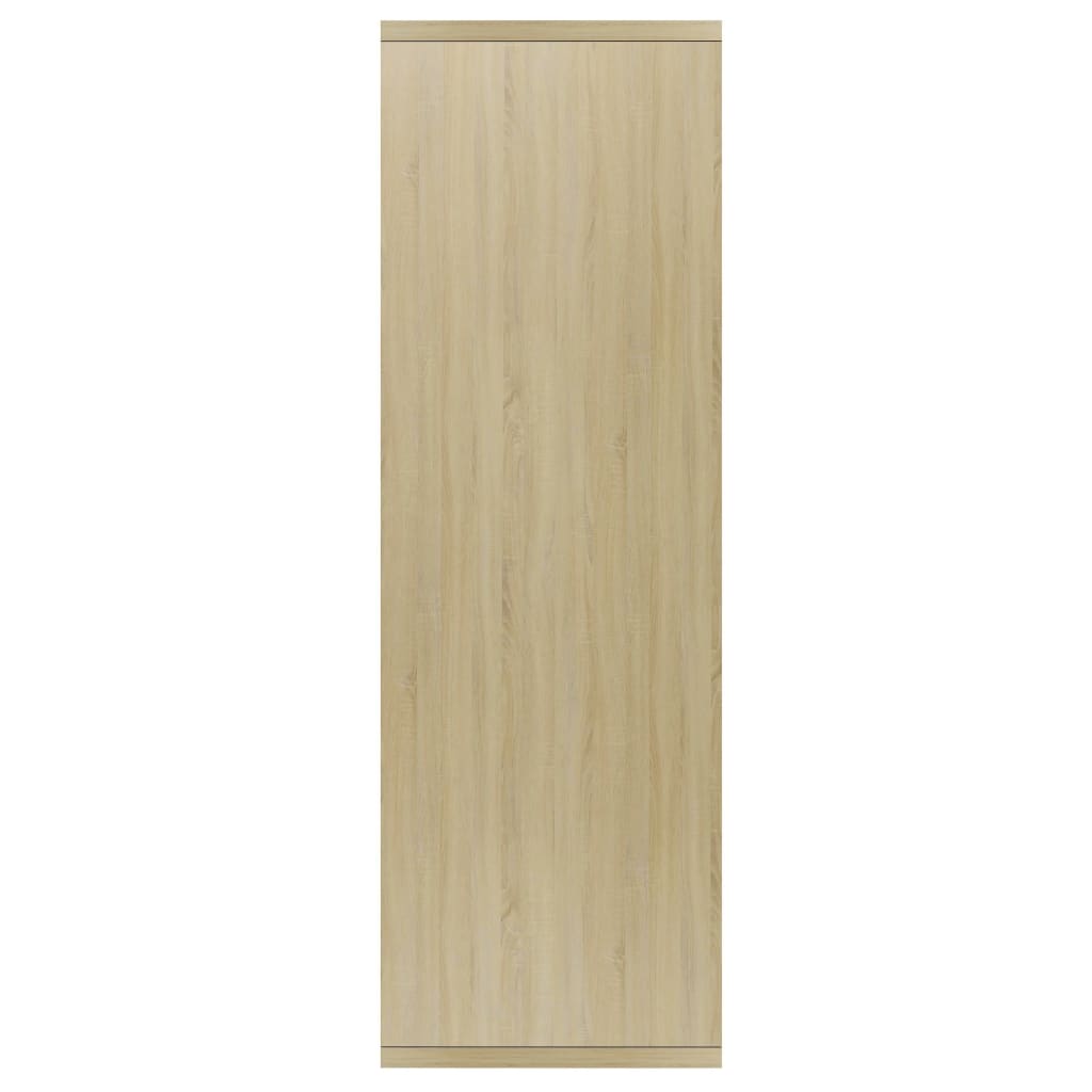 Bokhylle/skjenk sonoma eik 50x25x80 cm konstruert tre