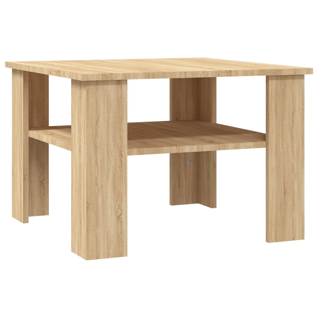 Salongbord sonoma eik 60x60x42 cm konstruert tre vidaXL