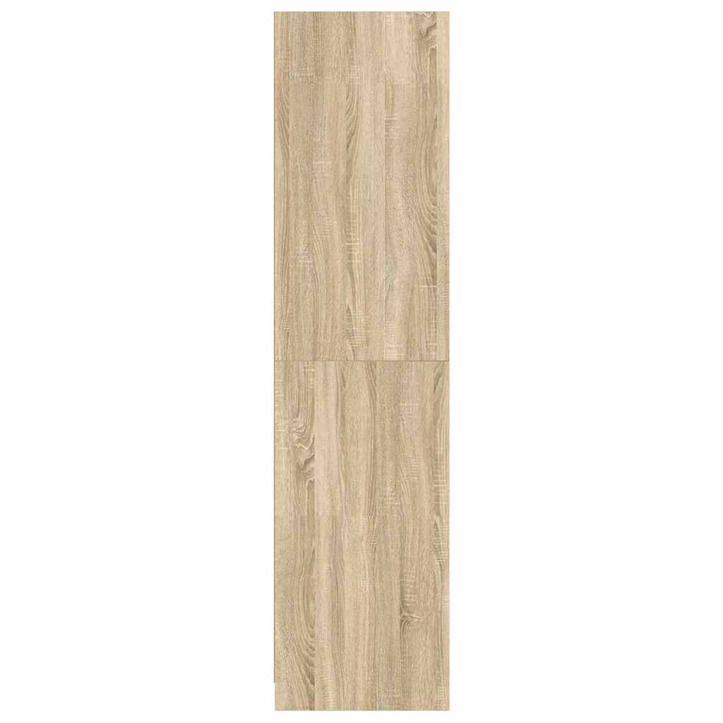 Garderobe sonoma eik 50x50x200 cm konstruert tre