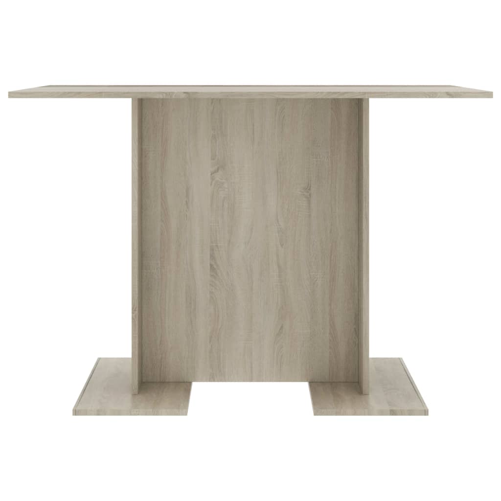 Spisebord sonoma eik 110x60x75 cm konstruert tre