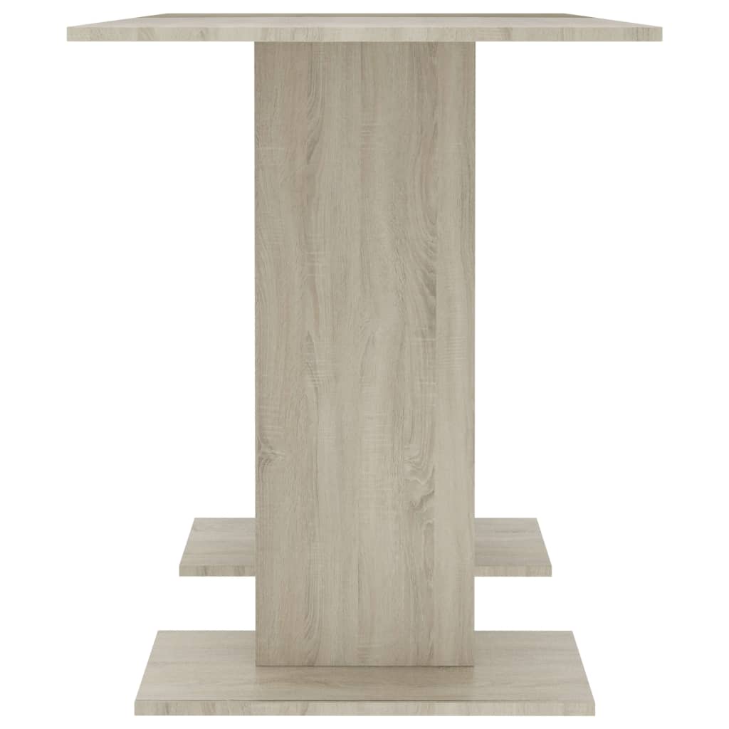 Spisebord sonoma eik 110x60x75 cm konstruert tre