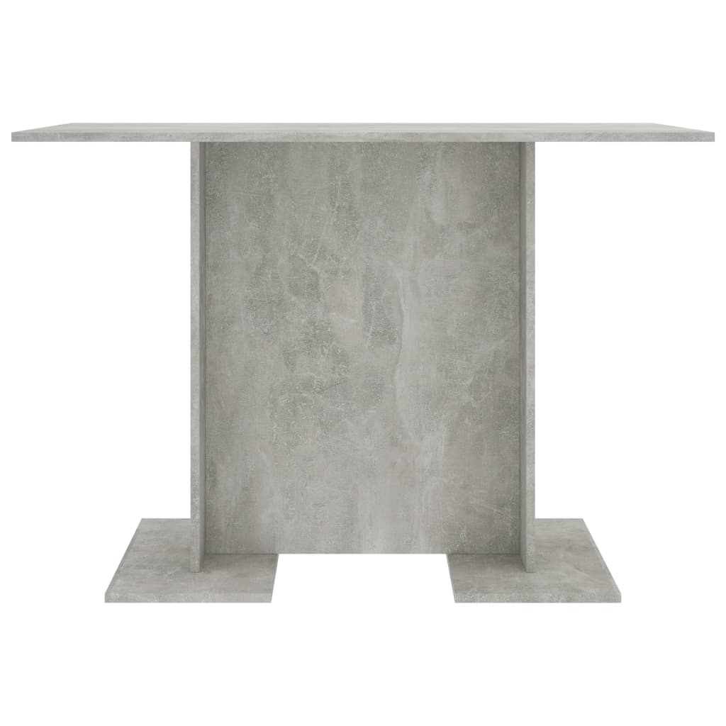Spisebord betonggrå 110x60x75 cm konstruert tre