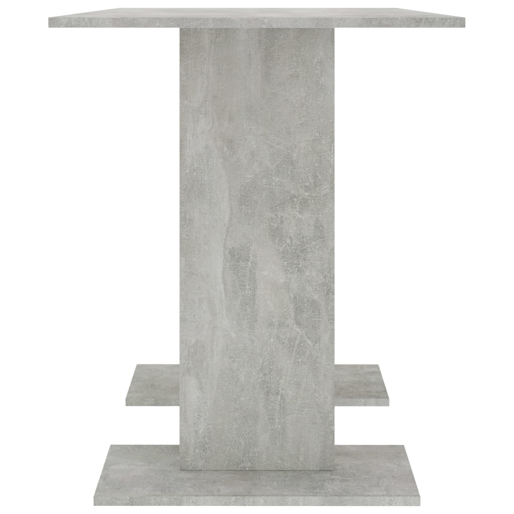 Spisebord betonggrå 110x60x75 cm konstruert tre