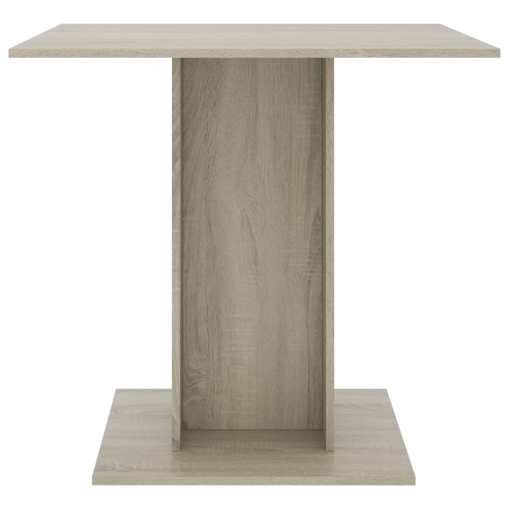 Spisebord sonoma eik 80x80x75 cm sponplate