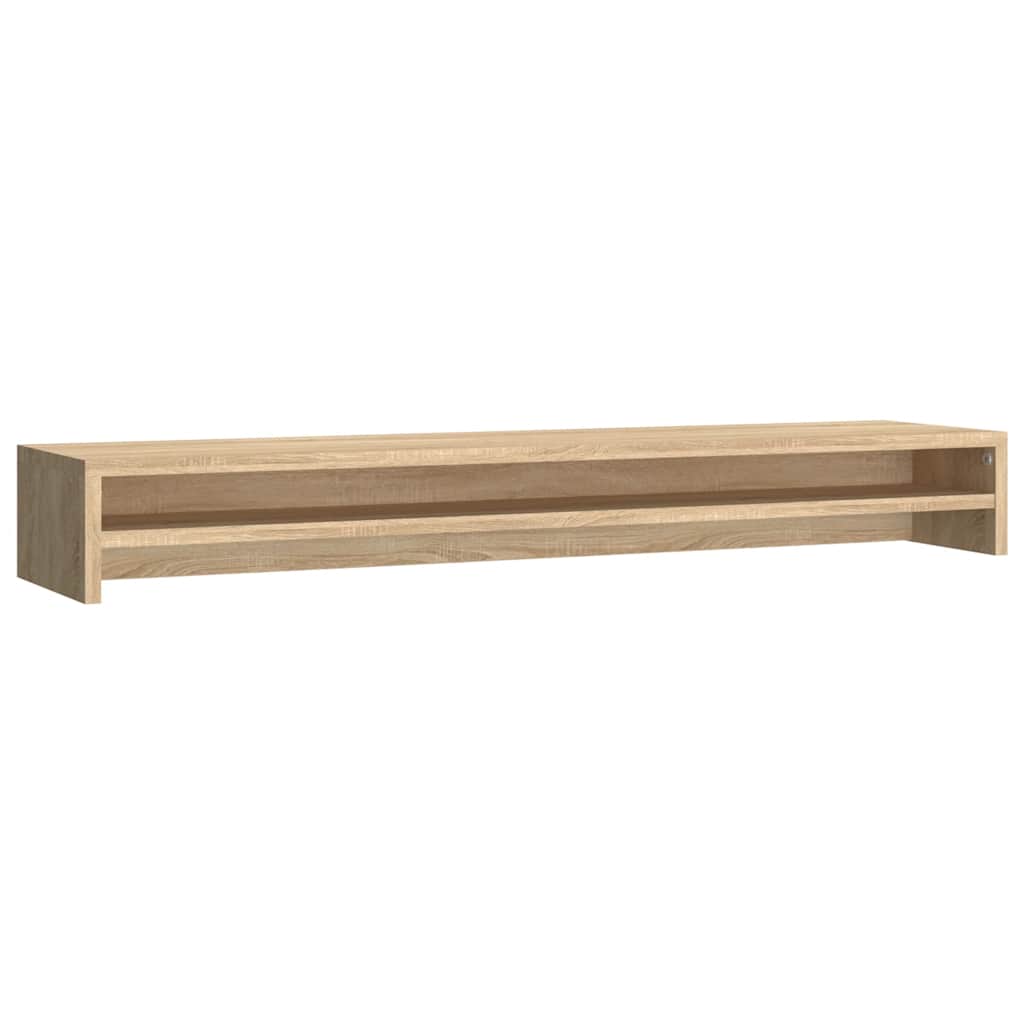 Skjermstativ sonoma eik 100x24x13 cm konstruert tre