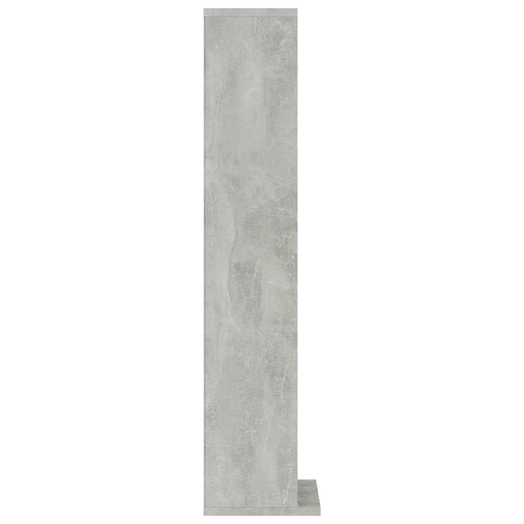 CD-skap betonggrå 21x20x88 cm konstruert tre