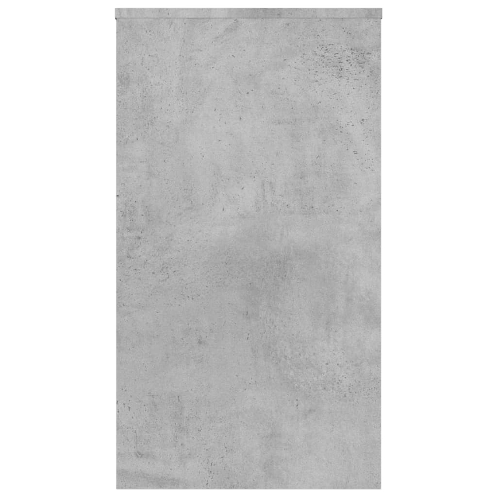 Skrivebord betonggrå 90x40x72 cm konstruert tre