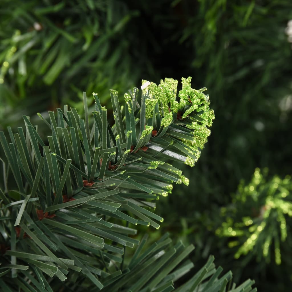 Kunstig juletre med furukongler grønn 210 cm