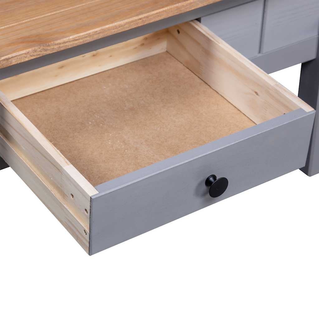Salongbord grå 100x60x43,5 cm heltre furu Panama Range