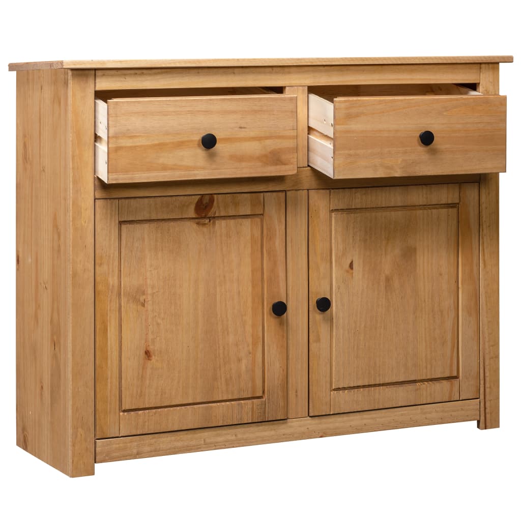 Skjenk 93x40x80 cm heltre furu Panama Range