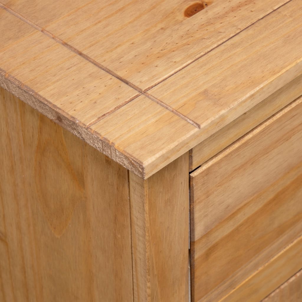 Skjenk 93x40x80 cm heltre furu Panama Range