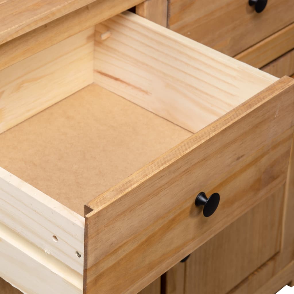 Skjenk 93x40x80 cm heltre furu Panama Range