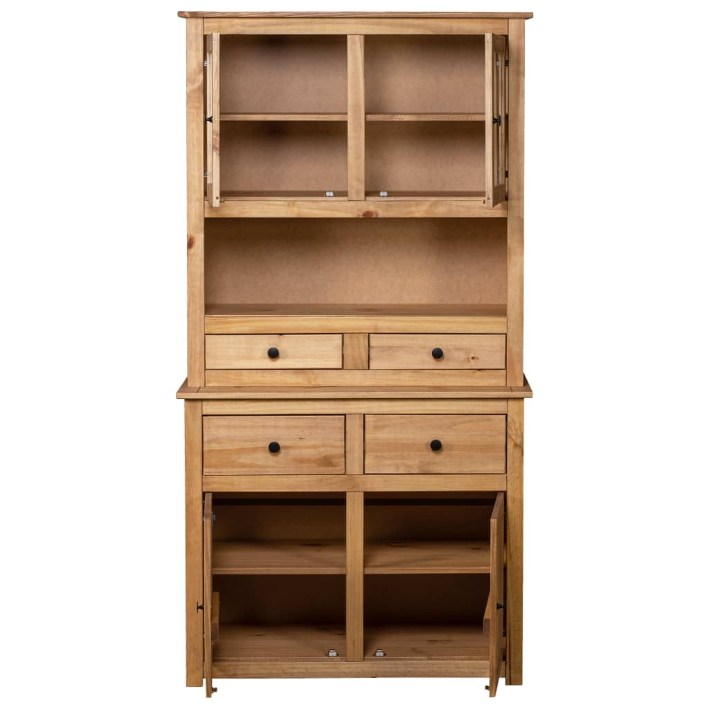 Highboard 93x40,5x180 cm heltre furu Panama Range