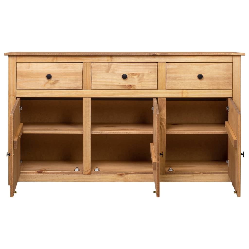Skjenk 135x40x80 cm heltre furu Panama Range