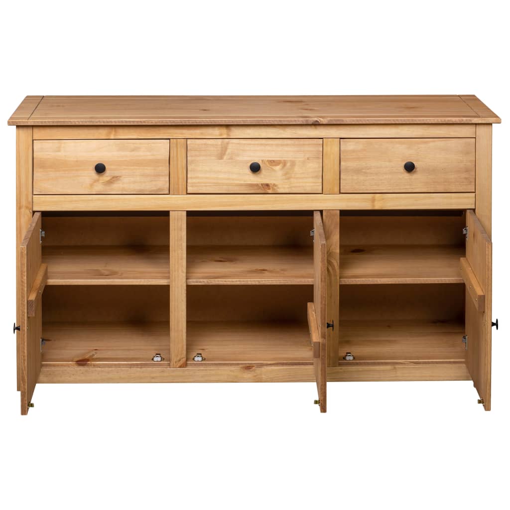 Skjenk 135x40x80 cm heltre furu Panama Range