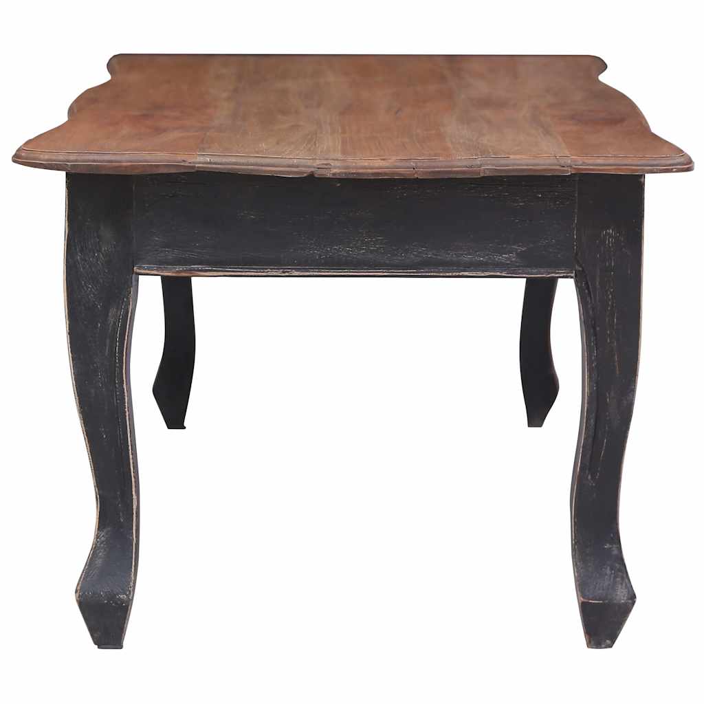 Salongbord svart 120x60x45 cm heltre mahogni