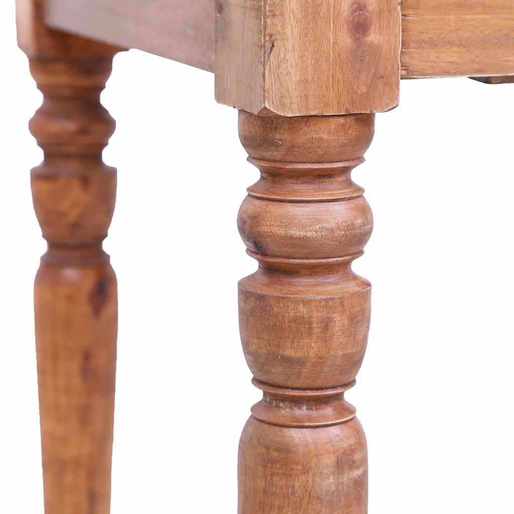 Skrivebord med skuffer 117x57x75 cm heltre mahogni