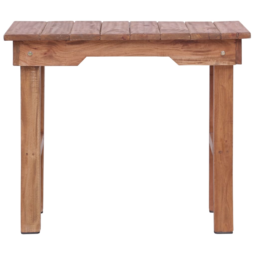Endebord 70x35x60 cm heltre mahogni