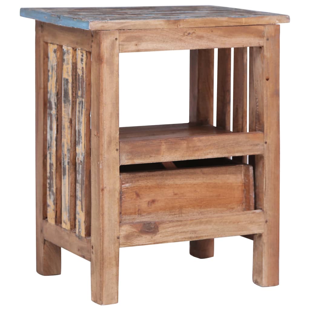 Nattbord 41x30x50 cm heltre mahogni