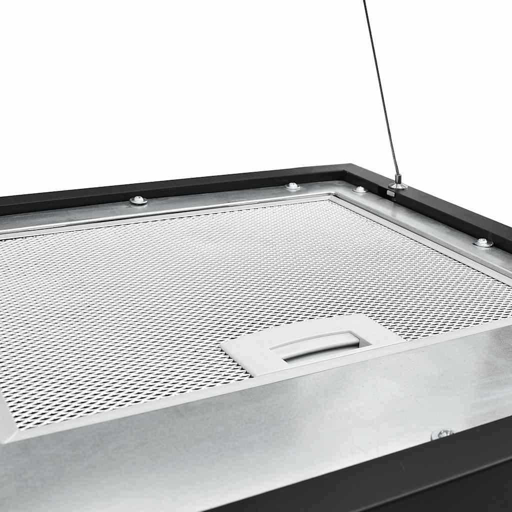 Fritthengende kjøkkenvifte sensor LCD 37 cm pulverlakkert stål