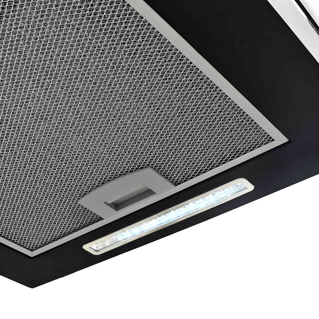 Fritthengende kjøkkenvifte sensor LCD 37 cm pulverlakkert stål