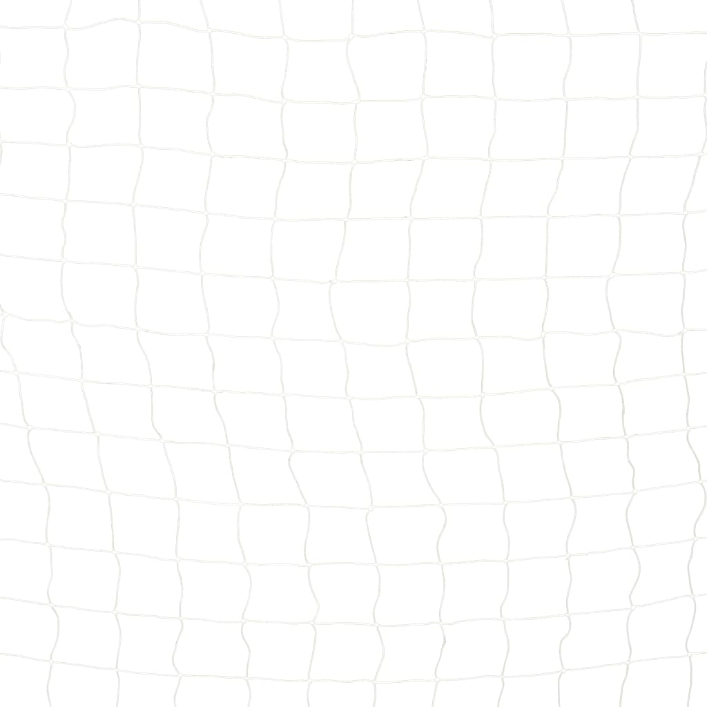 Fotballmål 300x160x90 cm metall svart og hvit
