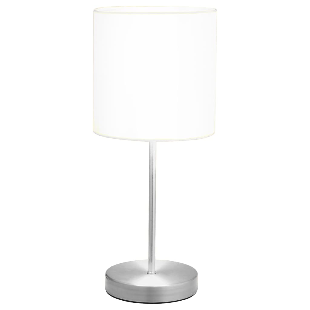 Bordlamper 2 stk berøringsknapp hvit E14