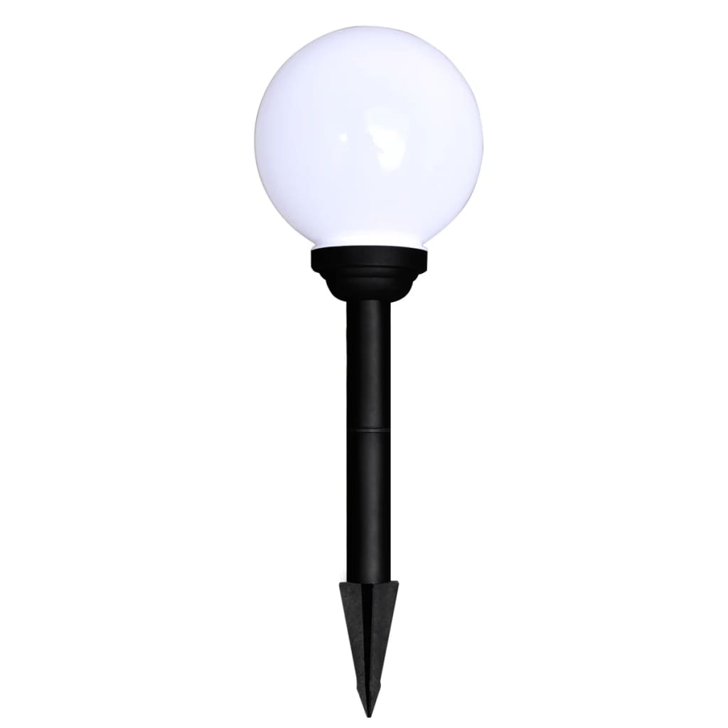 Utendørs LED-lamper for hagesti 6 stk 20 cm med jordpinne vidaXL