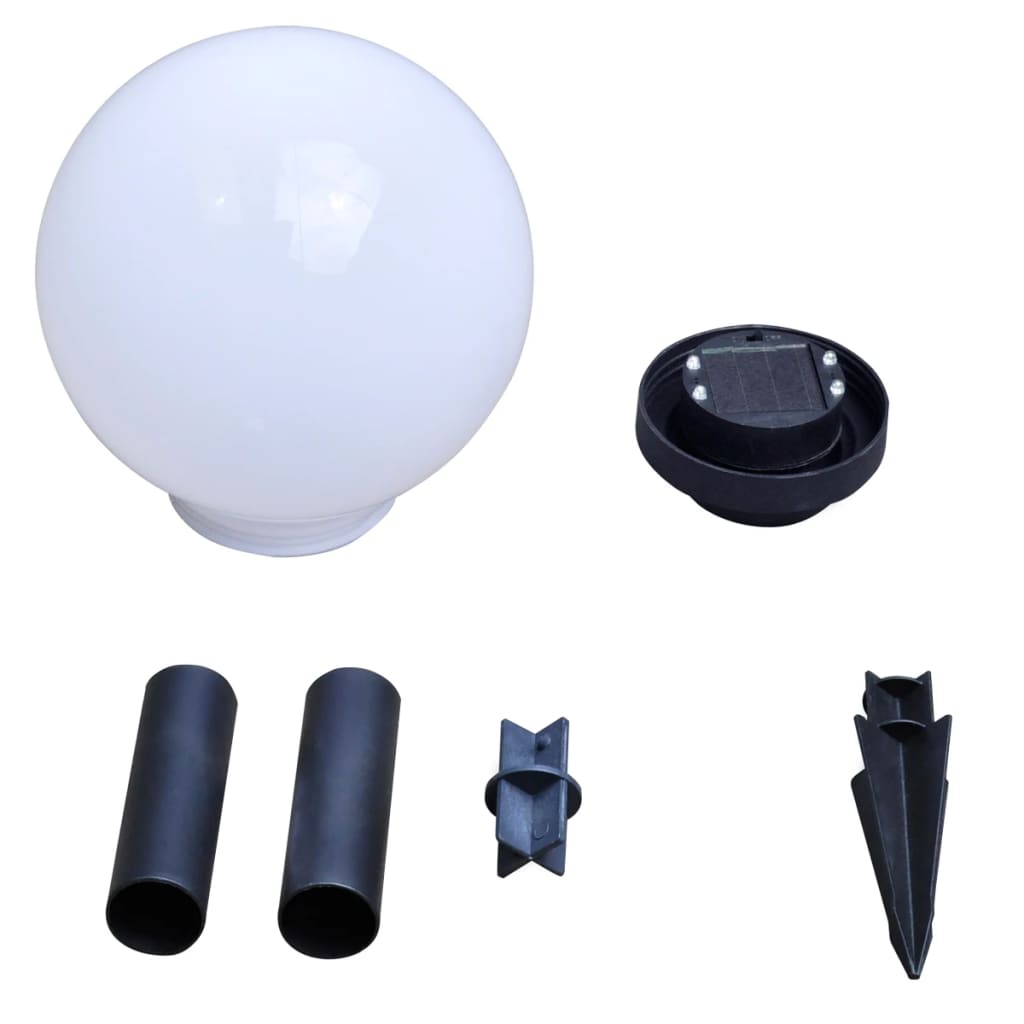 Utendørs LED-lamper for hagesti 6 stk 20 cm med jordpinne vidaXL