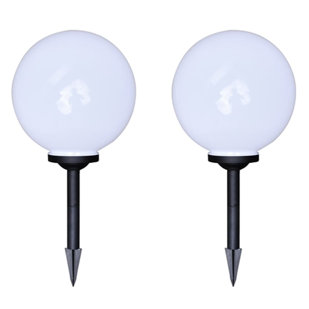 Utendørs LED-lamper for hagesti 4 stk 30 cm med jordpinne