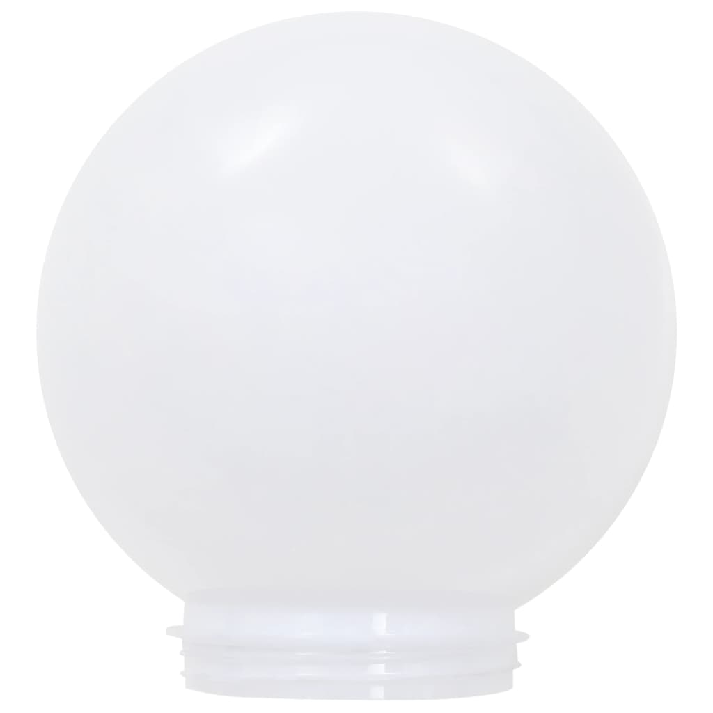 Utendørs sollampe 6 stk LED kuleformet 20 cm RGB