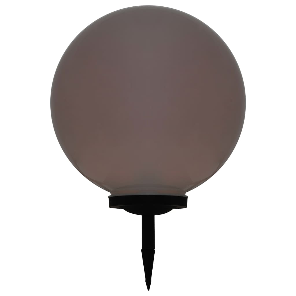 Utendørs sollampe 2 stk LED kuleformet 50 cm RGB vidaXL