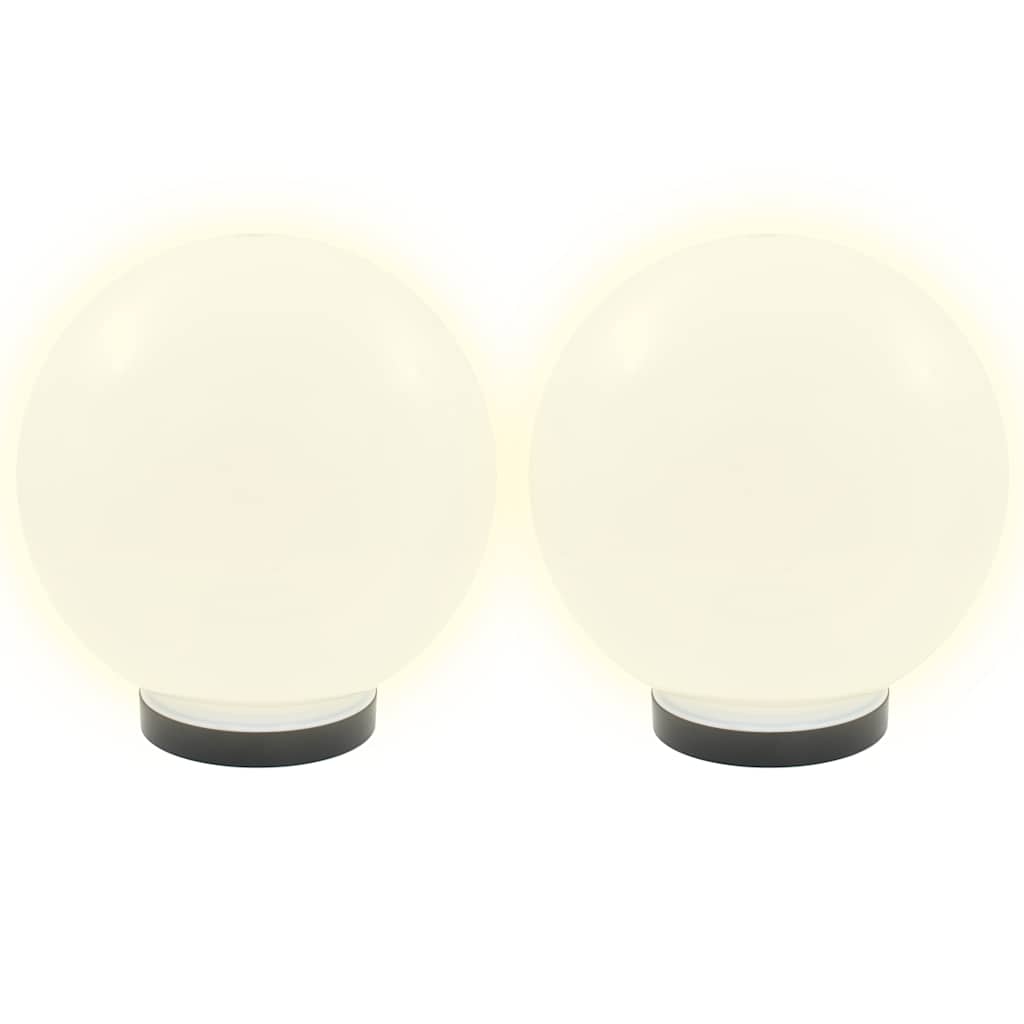 LED-kulelamper 4 stk sfærisk 25 cm PMMA vidaXL