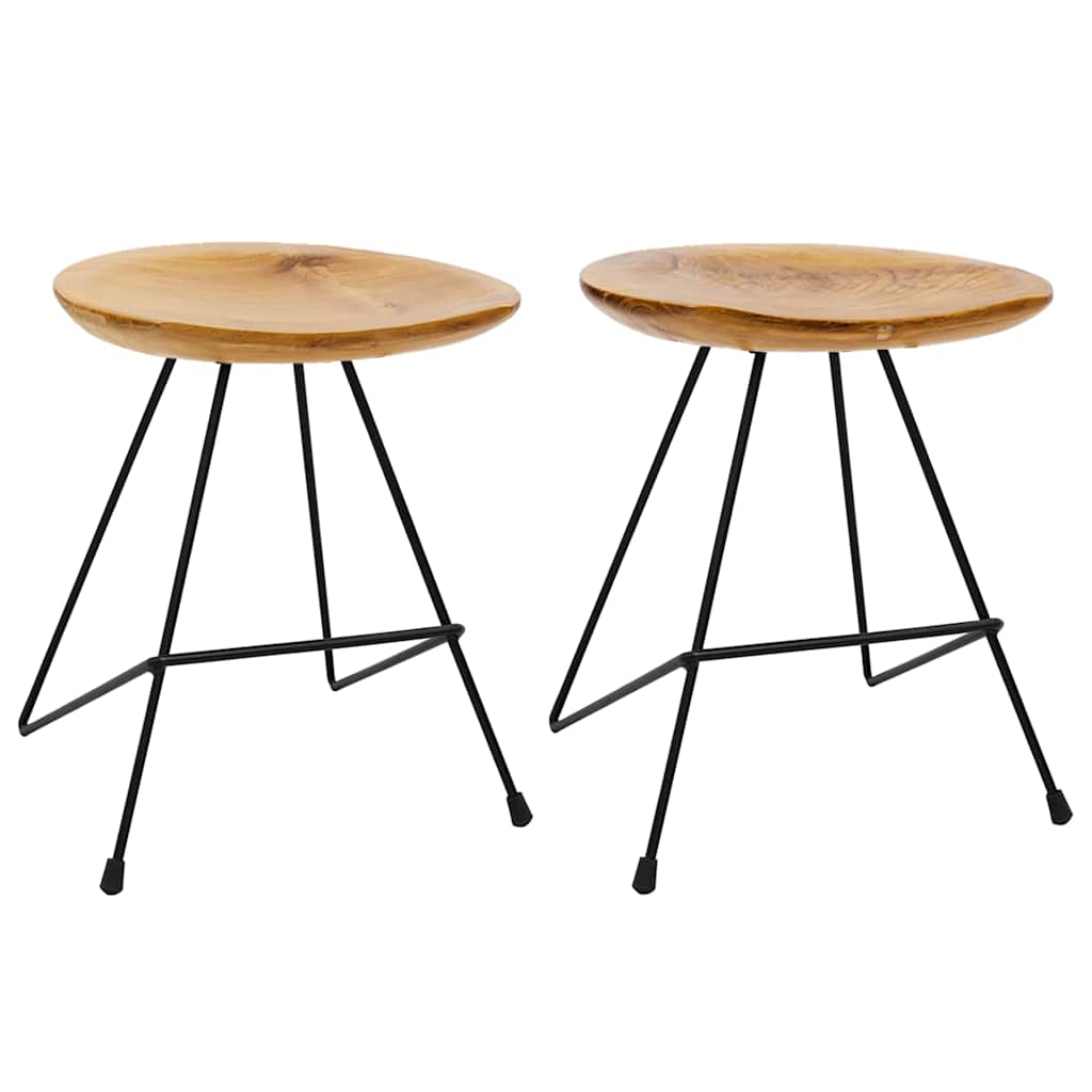 Krakker 2 stk heltre teak