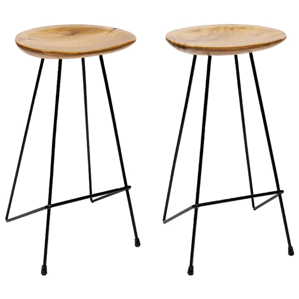 Barkrakker 2 stk heltre teak
