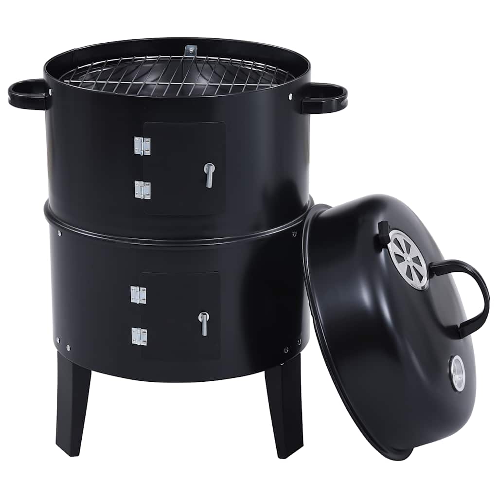 3-i-1 Røykgrill 40x80 cm vidaXL